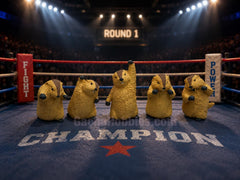 Combat Marmota Boxing Match Small Figure 5 Pieces Set (In-stock)