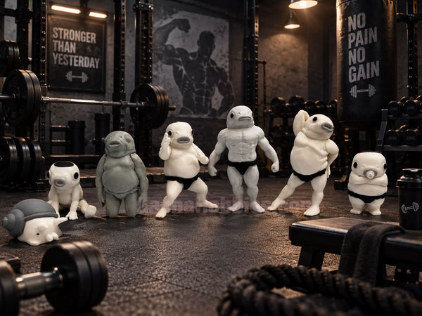 KOI MAN Episode 3 Mono Tone Small Figure 6 Pieces Set (In-stock)
