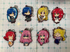 Bocchi the Rock Kessoku Band Characters Rubber Keychain 8 Pieces Set (In-stock)