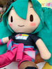 Sega Fuwapuchi Hatsune Miku Black Training Outfit Medium Plush (In-stock)