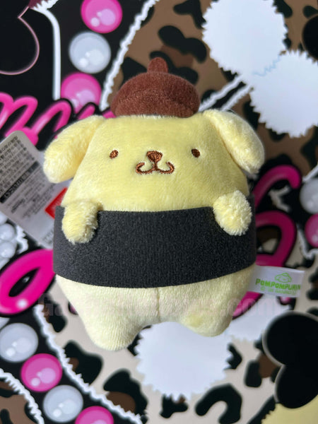 Sanrio Characters Pom Pom Purin Sushi Small Plush Keychain (In-stock)