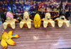 Banana Ghost Figure Keychain 6 Pieces Set (In-stock)