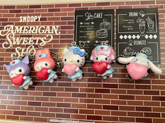 Sanrio Character Nurse Small Figure Keychain 5 Pieces Set (In-stock)