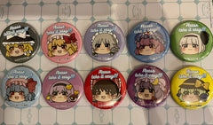 NIC Touhou Project Characters Yukkuri Badge 10 Pieces Set (In-stock)