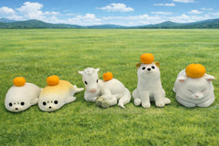 Animal Under Mandarin Orange Kagami Mochi Small Figure Vol.3 5 Pieces Set (In-stock)