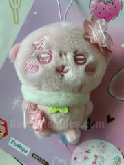 Nuipalette Chiikawa and Friends Sakura Rako Small Plush Keychain (In-stock)