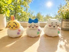 Chiikawa and Friends Sleeping on Cloud Light Up Small Figure 3 Pieces Set (In-stock)