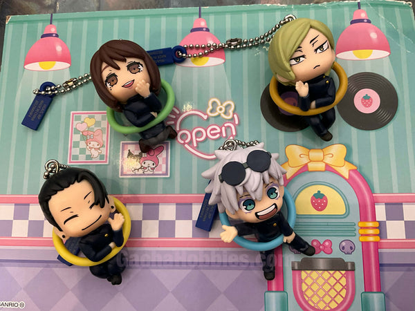 Jujutsu Kaisen Kaigyoku Gyokusetsu Character in Rings Small Figure Keychain 4 Pieces Set (In-stock)