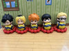 Haikyuu Character on Volleyball Small Figure Keychain 4 Pieces Set (In-stock)
