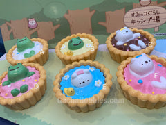 Bear and Frog Onsen Tart Figure 6 Pieces Set (In-stock)