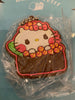 Sanrio Hello Kitty and Sushi Rubber Keychain 5 Pieces Set (In-stock)