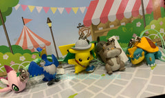 Pokemon Sword and Shield Movie Character Figure Keychain 5 Pieces Set (In-stock)