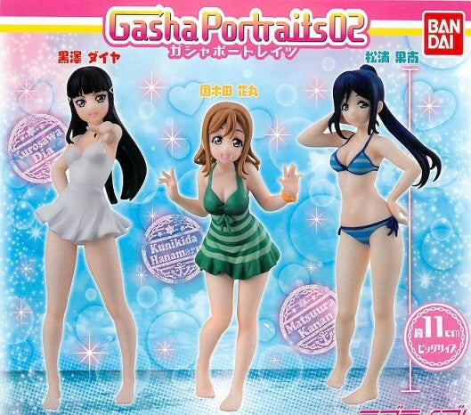Love Live! Gasha Portraits Character Figures Vol.2 3 Pieces Set (In-stock)