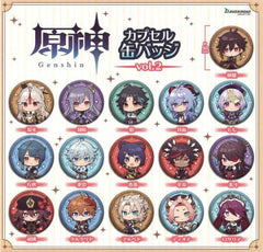 Genshin Impact Character Badge Pin Vol.2 16 Pieces Set (In-stock)