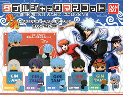 Gintama Characters Double Jack Mascot Earplug Figures 5 Pieces Set (In-stock)