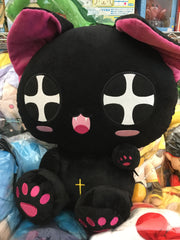 Halloween Vampire Black Cat Giant Plush (In-stock)