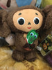 Cheburashka Monkey hold Crocodile Small Standing Plush (In-stock)