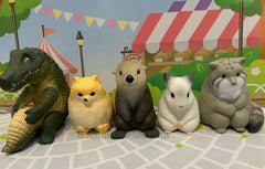 MACHIBOKE Animal Resting Figure Vol.3 5 Pieces Set (In-stock)