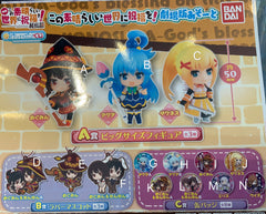 Gashapon Kuji KonoSuba God's Blessing on this Wonderful World Figure/Keychain Pin 14 Pieces Set (In-stock)