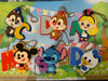 Disney Toy Company Characters Rubber Keychain 6 Pieces Set (In-stock)
