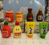 YELL Round Eyes Super Market Jam and Sauce Vinyl Figure 8 Pieces Set (In-stock)