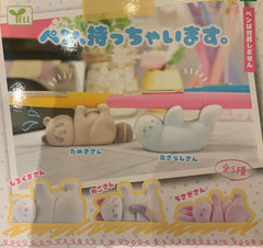 Velvet Animal Pen Holder Mini Figure 5 Pieces Set (In-stock)