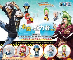 One Piece Mizu Mizu no Mi Character Cup Hanger Figure Vol.4 5 Pieces Set (In-stock)