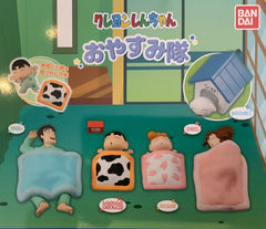 Crayon Shin-chan Oyasumi Sleeping Figure 4 Pieces Set (In-stock)