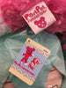Post Pet Fun Factory Long Fur Pink Bear Medium Plush (In-stock)