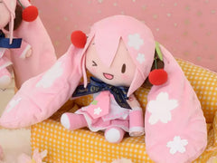 Preciality Fuwapuchi Hatsune Miku Sakura Miku Special Mini Plush Type A (In-stock)