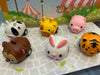 Animal Zoo Pull Back Car 6 Pieces Set (In-stock)