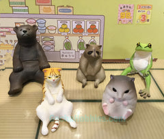 Animal Resting on Ground Figure 5 Pieces Set (In-stock)