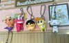 Crayon Shin-Chan Character Tsumande Keychain 5 Pieces Set (In-stock)