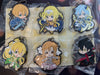 Sword Art Online Alicization War of Under World Rubber Keychain 6 Pieces Set (In-stock)