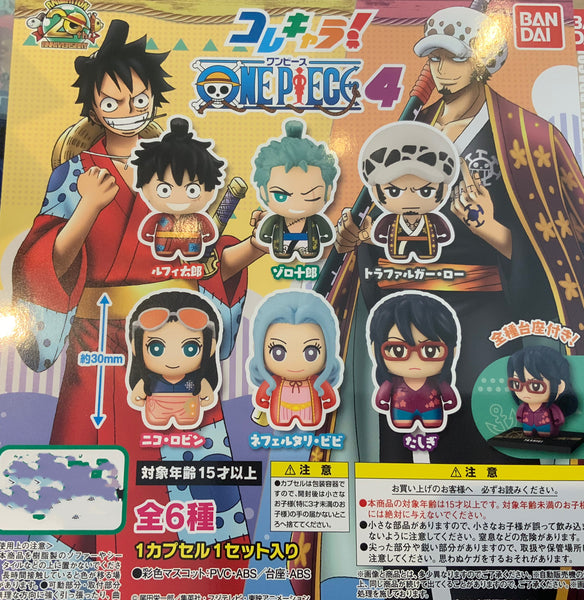 One Piece Chibi Vol 4 Standing Figure 6 Pieces Set