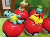 Pokemon Figures Sitting on Pokeball (In stock now)
