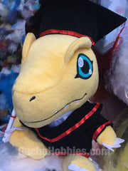 Graduation Digimon Agumon Medium Plush