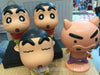 Crayon Shin-Chan Big Head Sitting Figure Set 4 Pieces (In-stock)