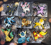 Pokemon Eevee Rubber Keychain Set