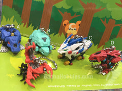 Zoids Figure Keychain 5 Pieces Set (In-stock)