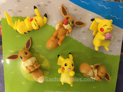 Pokemon Pikachu Eevee Figure 6 Pieces Set (In-stock)