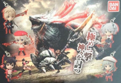 God Eater 2 Character Figure Keychain 5 Pieces Set (In-stock)